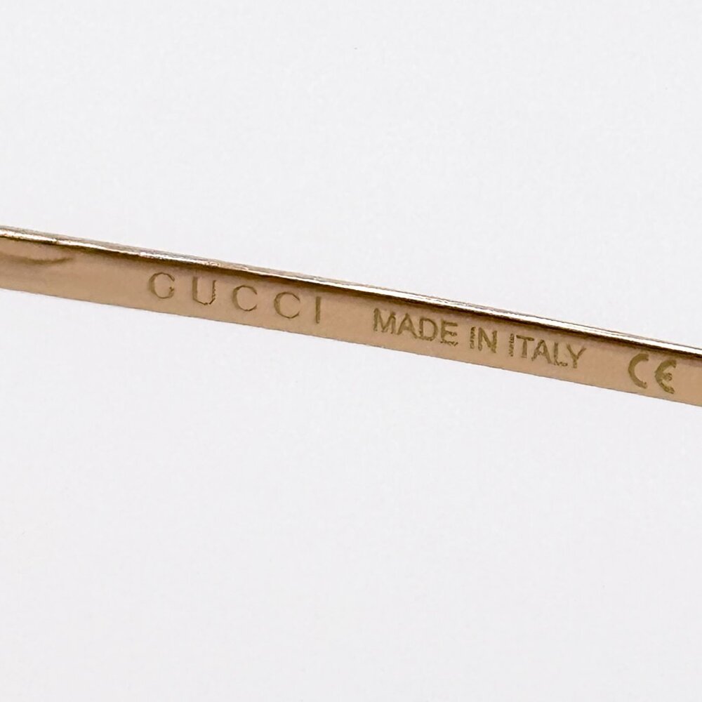 NEW GUCCI GG0880O 004 WOMEN GOLD EYEGLASSES GUCCI - Picture 10 of 11